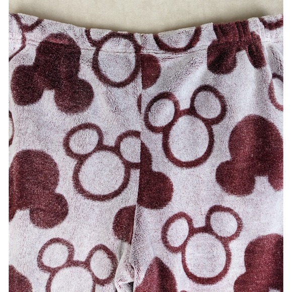 Disney Large Womens Bottoms Pajama Casual Plush Mickey Minnie Mouse Costco 30x28 - Picture 7 of 10